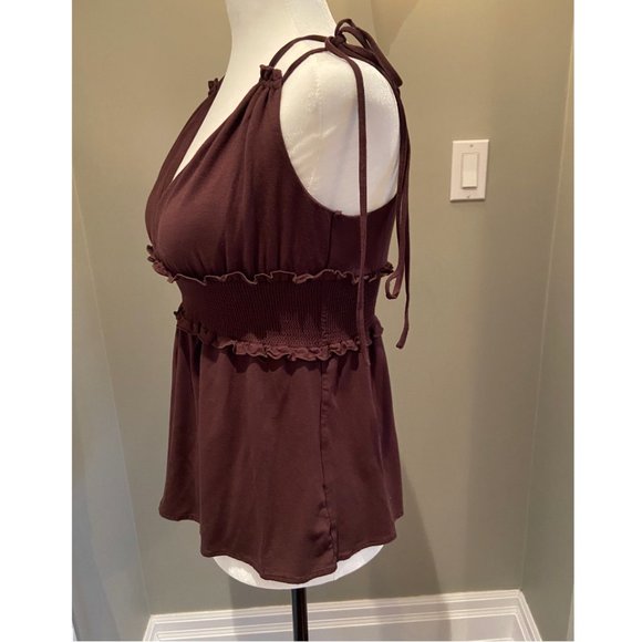 BCBGMaxAzria Strappy Babydoll Tank Top - Picture 2 of 6
